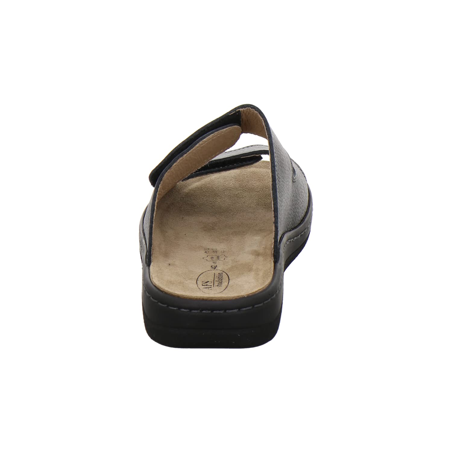 AFS-Schuhe 3502 Bequeme Pantoletten mit Wechselfussbett für Herren Leder, Hausschuhe Arbeitsschuhe, Made in Germany