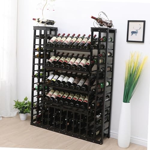 Casier à bouteilles de vin meuble de rangement en bois durable - 2