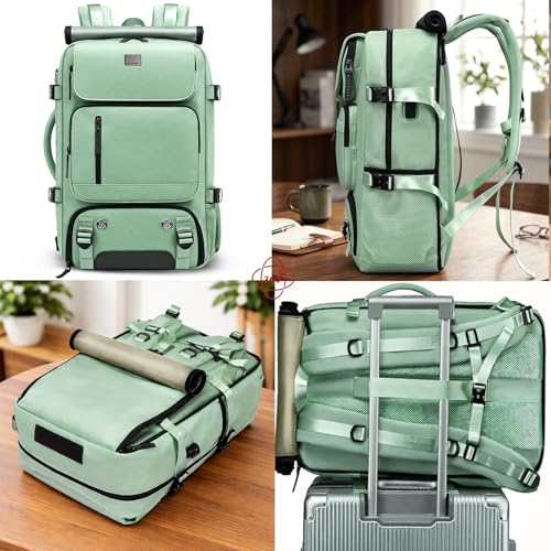 Image of REDHORNS Multifunctional 3-In-1 Anti-Theft Handbag /Multi-Purpose Cross body Bag, 16-Inch Business Laptop with USB port, Unisex 30L Water-Resistant Bag, fits for Camping, Outdoor, Travel