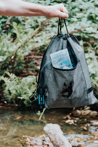 Puribag Pro Kit 4-in-1 Portable Water Treatment System with Gravity Bag, Filter Straw, 12 Treatment Sachets and Bottle Adapter for Camping, Hiking, Travel and Emergencies image 4