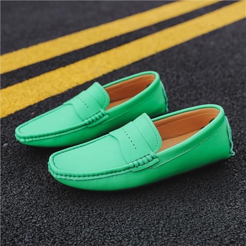 Loafers for Men Lightweight Simple Leather Lightweight Anti-Slip Casual Outdoor Slip-on2