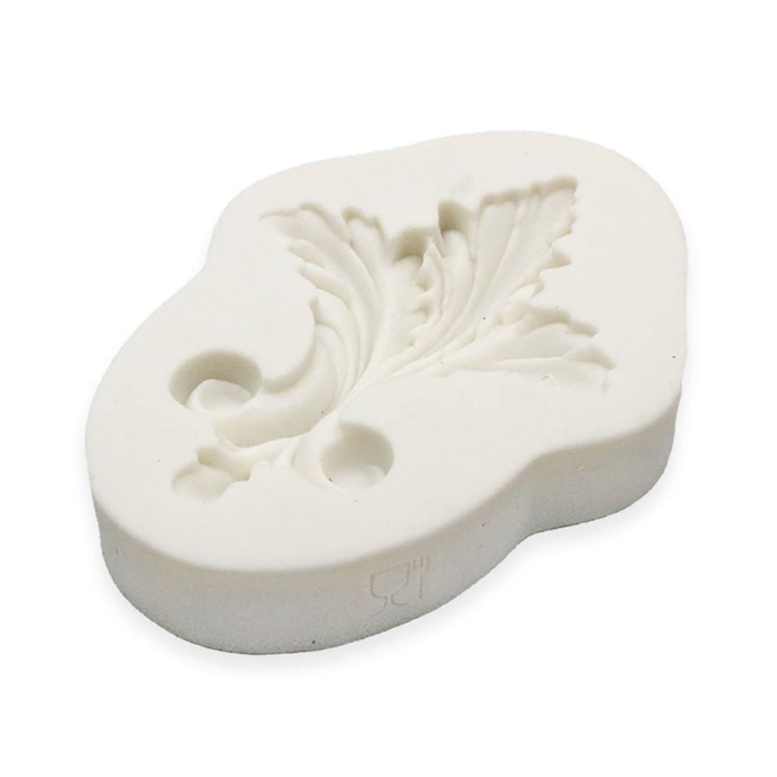 molde de chocolate Molde de fondant con relieve europeo for pastel de chocolate horneado con caramelo de silicona seco