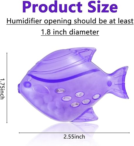 Miniatura 3 de Limpiador de tanque humidificador, Raipoment 10 filtros de humidificador universales para peces compatibles con gotas, gotas, humidificadores de