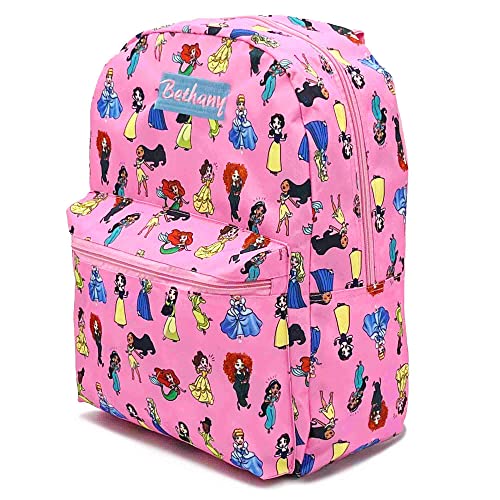 Personalized Kids Backpack Created Using Character Backpack - 18” (Created Using Disney Princess All Over Print Character Backpack)3
