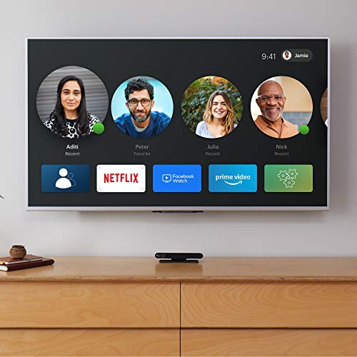 Facebook Portal TV - Smart Video Calling on Your TV with Alexa - Black