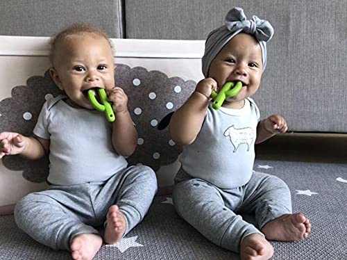 Baby Cactus Teether - Infant Training Toothbrush for Teething (Green)