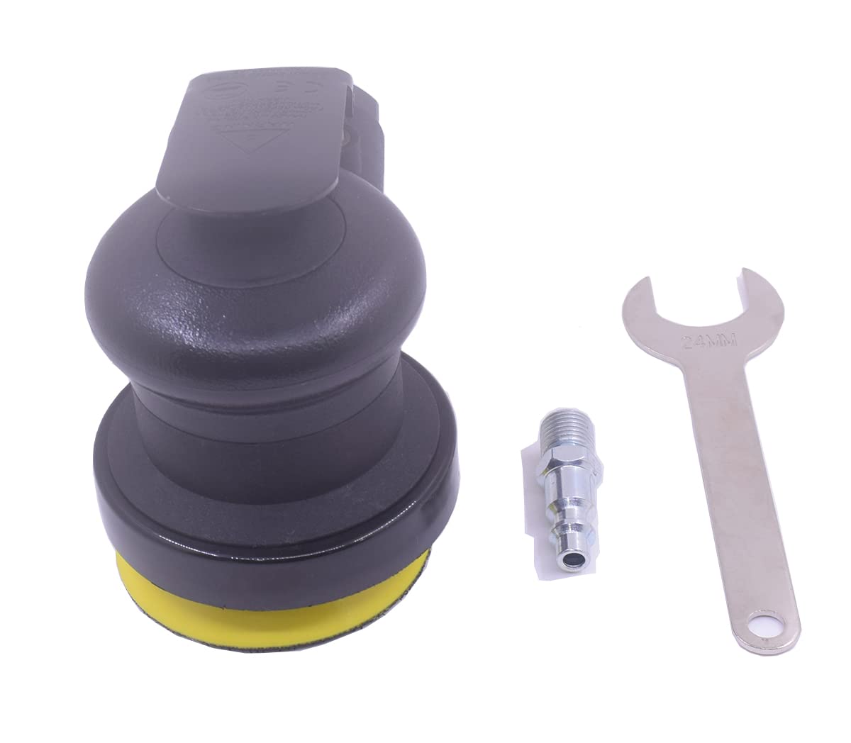 Air Random Orbital Sander 3inch– Pneumatic Palm Sander – 3” x 0.59” Diam.disc sanding Pad For Wood, Composites, Metal