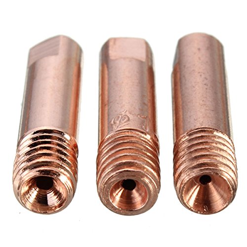 KUNSE 10 Pcs Mb-15Ak M6 Mig/Mag Torche De Soudage Embout De Contact Buse De Gaz 0.8/1.0/1.2mm-1.2mm
