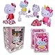 #sbabam Funny Box Hello Kitty Beauty Set, Hello Kitty Gadget verwandelt Sich in Girl Brush mit Spiegel, Hair Scrunchies, Nagellack - 2 Pcs, Girl Toy 6 Jahre Limited Edition
