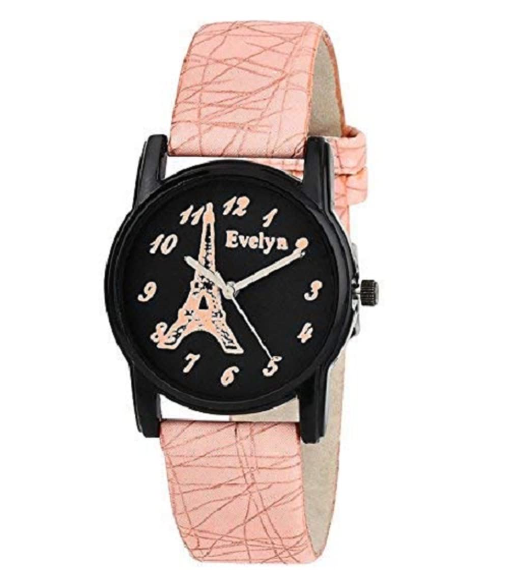 Evelyn Analogue Womens & Girls Watch (Black Dial) Eve-499 (B06XDP1M5G) Amazon Price History, Amazon Price Tracker