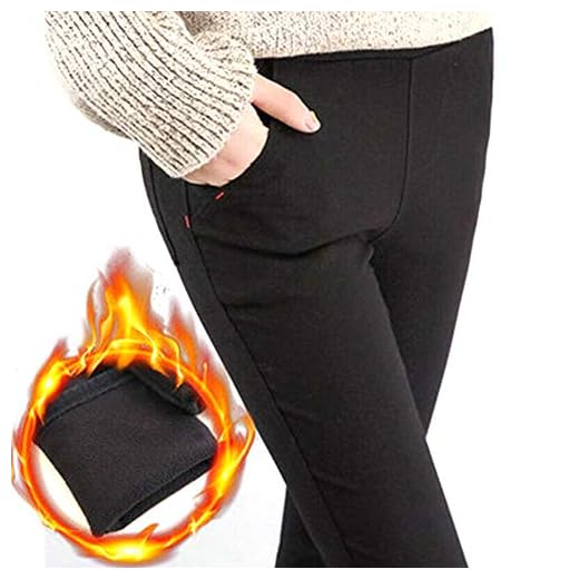 Fanville Damleggings med hög midja dam löpbyxor power fleece fodrade byxor leggings termo stretchbyxor med hög midja vinter