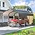 VIWAT Carport 10x15 FT, Metal Carport with Enhanced Base, Outdoor Heavy Duty Garage Galvanized Car Shelter for Pickup, Car, Boat and Tractors