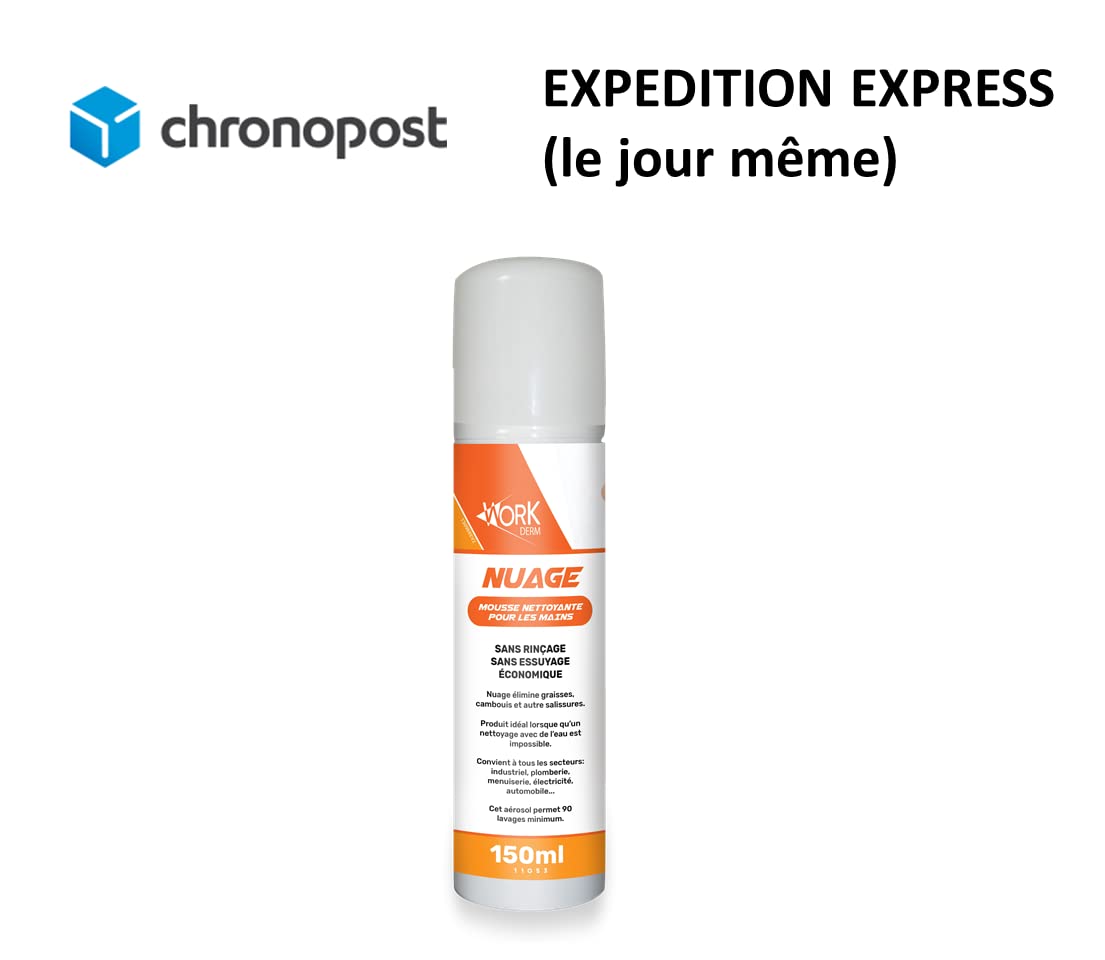 Mousse Savon Main sans Rinçage Pro - Pulvérisateur 150 ml - Économique - Multi-Usages - Bon pour l'Environnement - Pratique - Professionnel