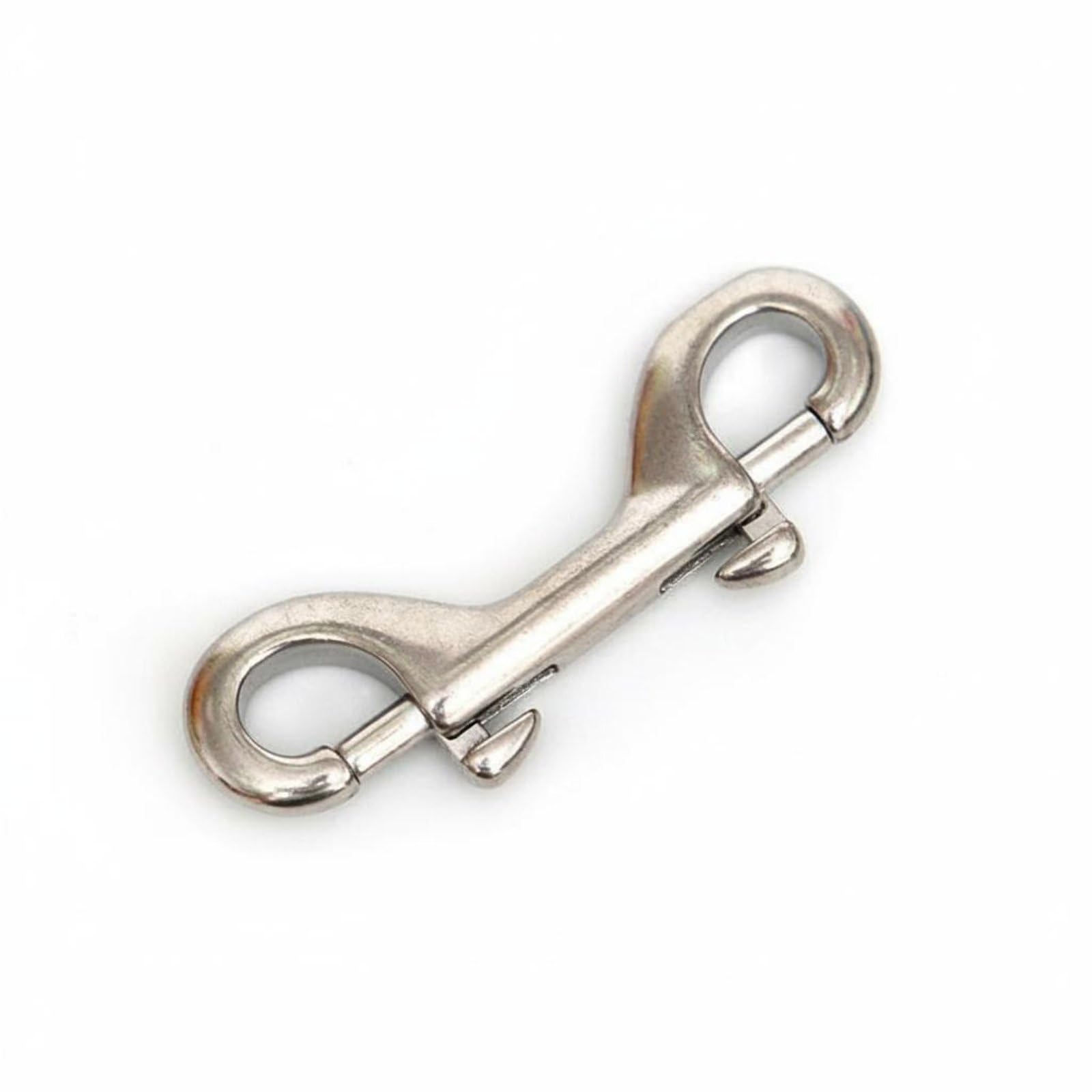 Merishopp 316 Stainless Steel Double Ended Snap Hook Double Bolt Snap Heavy Duty Underwater BCD Clip for Technical Divers, 90MM, Swivel Pin-image-32