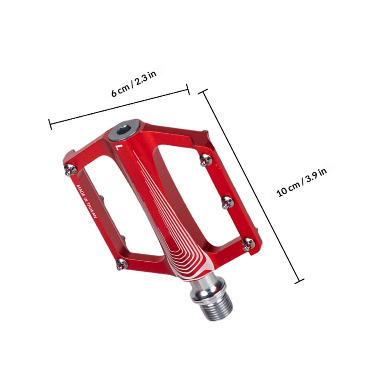 SUPVOX 2 Pedali Bici Cnc Antiscivolo Pedalata Assistita e Sostituzione Facile Accessorio Ciclistico e Resistente per Mountain Bike e