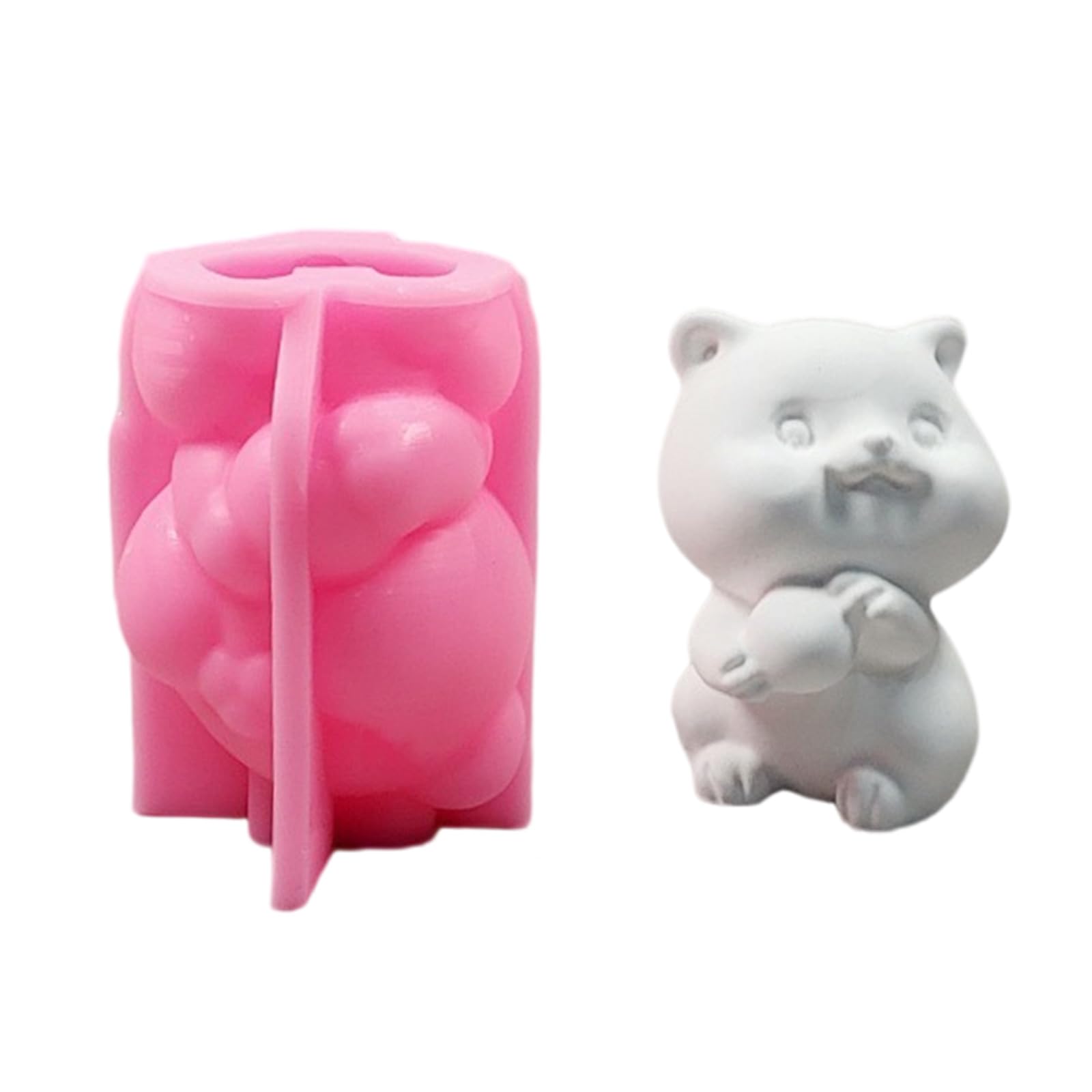 3D Bear Molds Epoxy Resin Molds Making Silicone Castings Ornament Plasters