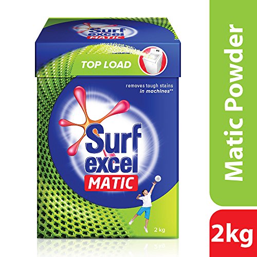 Image of Surf Excel Front Load Matic Liquid Detergent Pouch - 2 L & Top Load Detergent Powder, 2 Kg