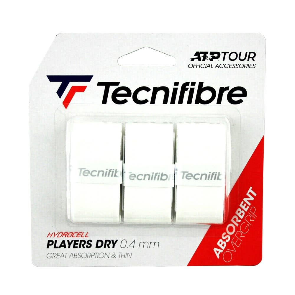 Tecnifibre Pack 3 Overgrip Players Dry Blanco