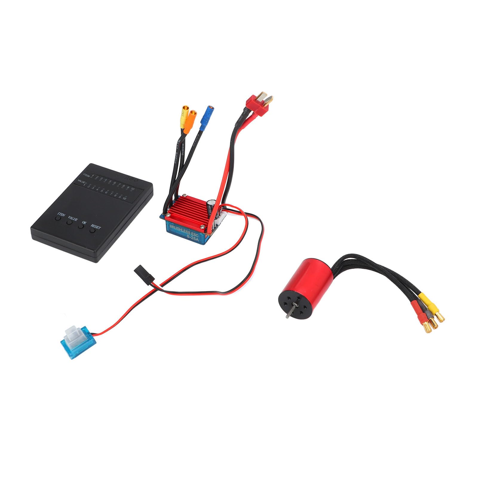 ESC Servo Combo Motor, RC Brushless Motor Kit Kupferspule für 1/18 RC Car
