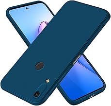 EASSGU Custodia per HUAWEI Y6 2019 / Y6 Pro 2019 / HONOR 8A / Y6S 2019 (6.09" Inches), Cover Morbida in Silicone TPU - Blu zaffiro