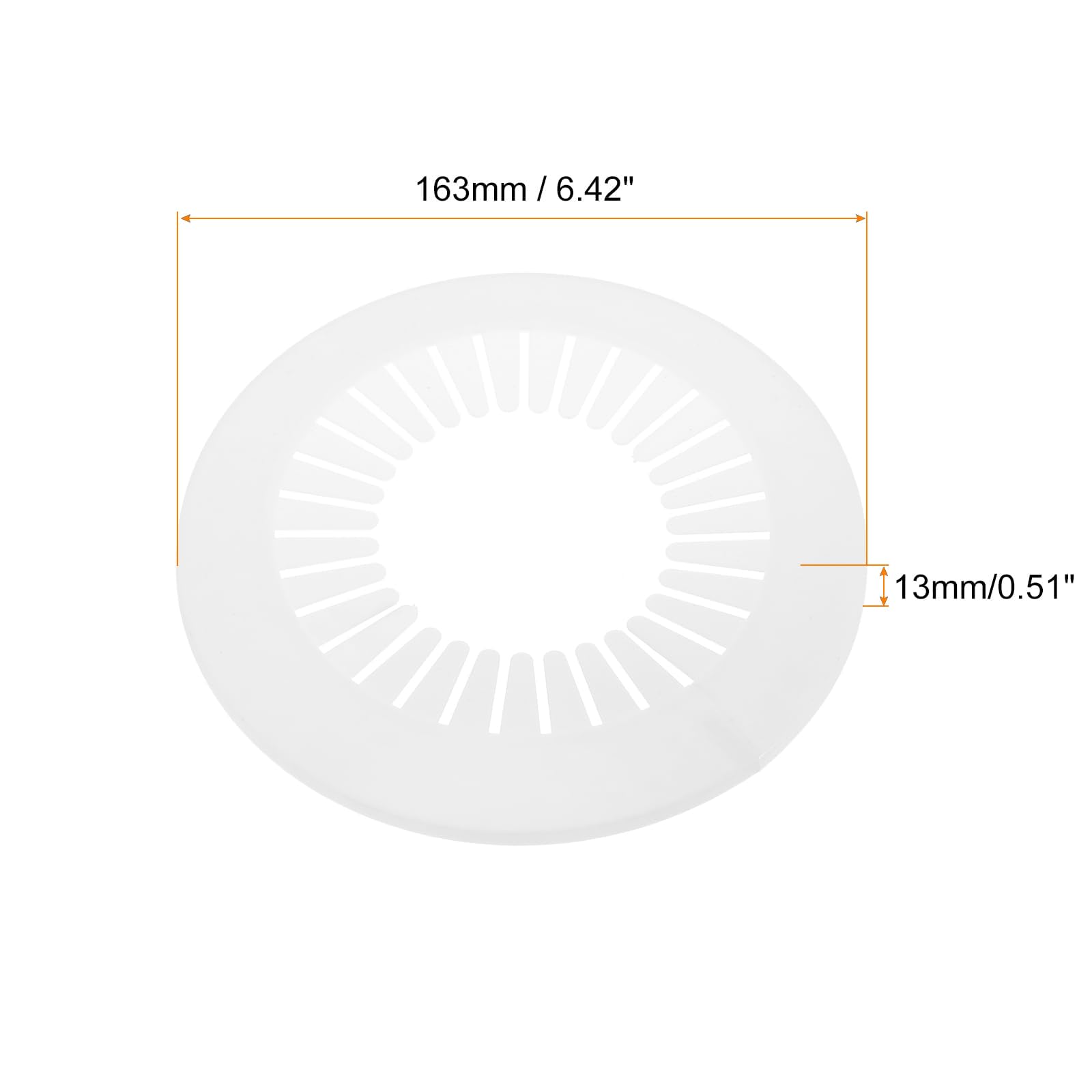 TOP-VIGOR 2pcs 75mm-96mm Pipe Cover Decoration, PP Plastic Escutcheon Pipe Collar for Water Pipe Drain Line - Image 2