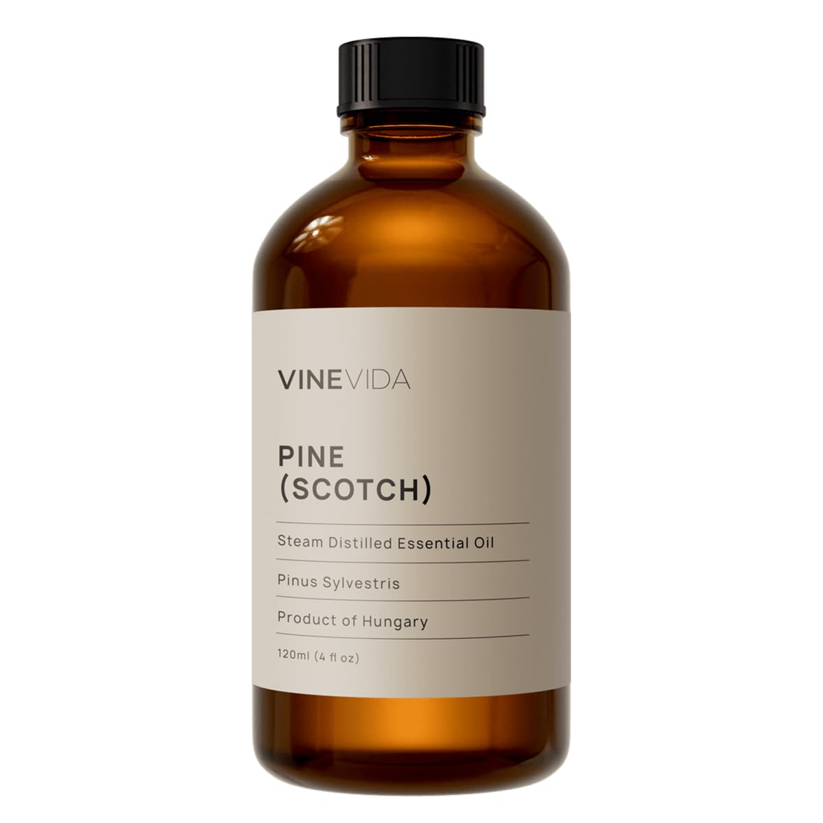VINEVIDA Pine Scotch Essential Oil 4 oz - Undiluted Oil - DIY Candle Scents - Bulk Oil for Soap Making - Safe for Skin