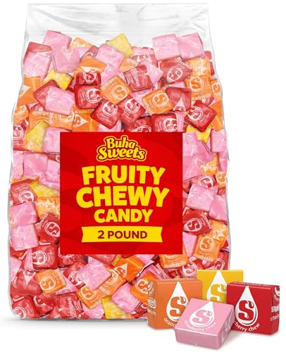 Dulces masticables frutales variados 2 libras miniatura 1