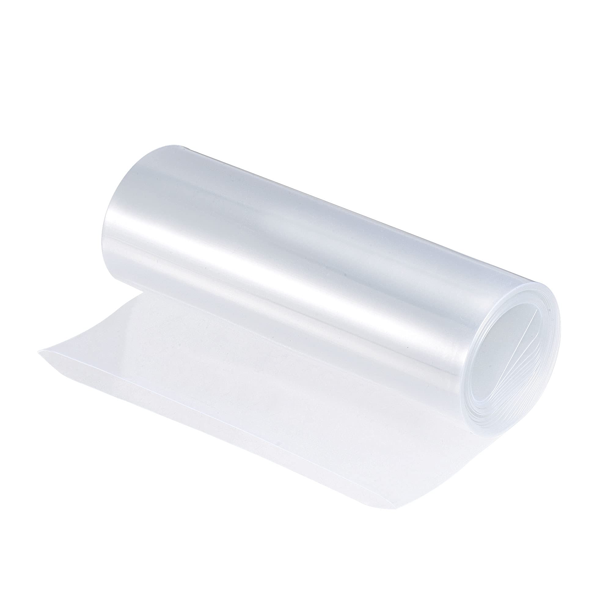 MECCANIXITY Battery Wrap PVC Heat Shrink Tubing 95mm Dia 150mm Flat 10 Feet(3meters) Clear Good Insulation for Battery Pack