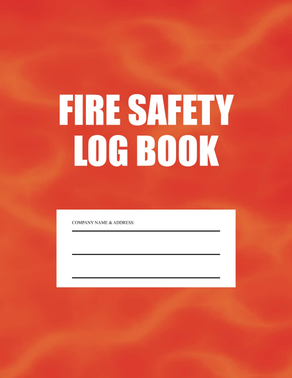 Buy Fire Safety Log Book A4 Red Cover Fire Alarm Testing Log Book