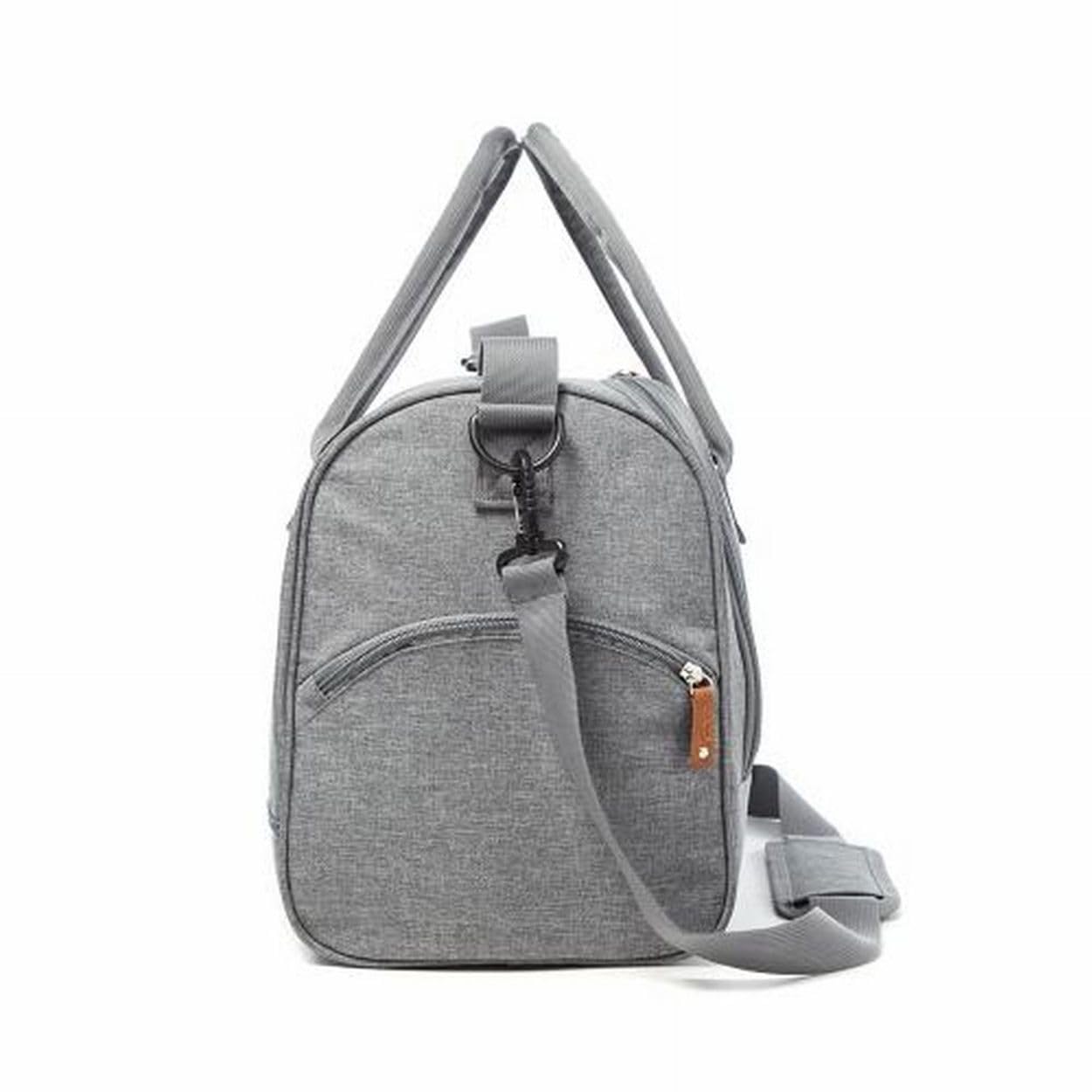 Cangaroo Wickeltasche Jossie Wickelunterlage, Reißverschluss, Gurt verstellbar grau