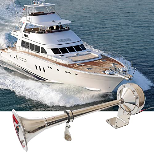 Luchthoorn, 12V enkele luidspreker voor vrachtwagen, duurzaam 100% niet-magnetisch 304 roestvrij staal Materiaal 125 dB hoorn, voor boten, jachten, caravans en vrachtwagens Komsoup - Image 6