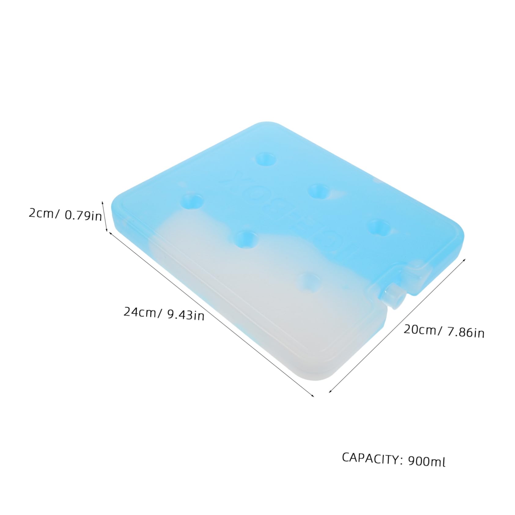 TOYANDONA Large Ice Packs Reusable Leak Cooling Gel Blocks for Food Preservation Freezer Packs for Lunch Boxes Picnics and Outdoor Camping