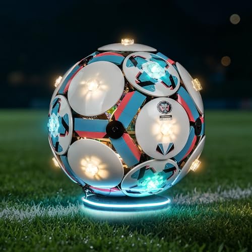 Hilighting Upgraded Led Light Kit Compatible with LEGO Editions Soccer Ball Building Set Lights Decoration Compatible with LEGO 43019 Gift for Soccer Lovers (Model Not Included)