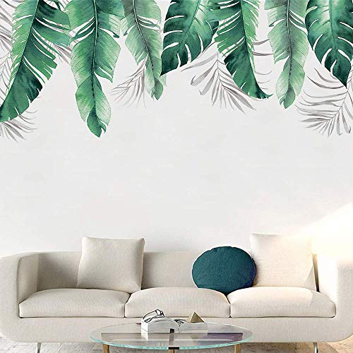 Vinilos Decorativos Tropical Leaves para Pared Verde miniatura 3