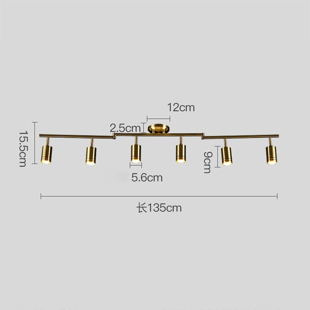 Spots de plafond, spots LED pour chambre, garde-robe, spots de rail, spots muraux, GU10, 5 W, éclairage de cuisine, spots de rail - 3 têtes