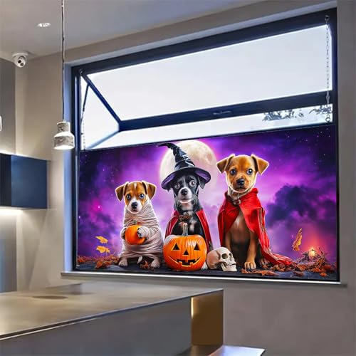 Vinilo decorativo para ventana Halloween 39.3x17.7 pulgadas miniatura 7