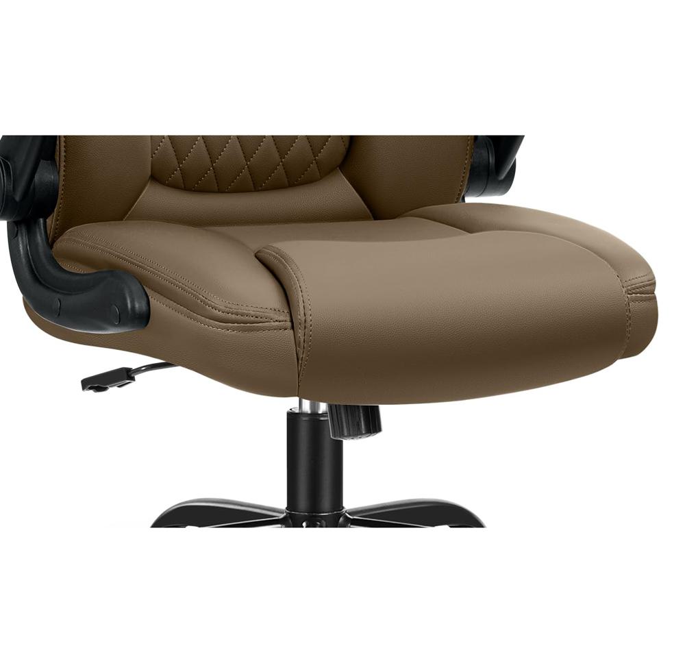 Amazon.com: Leather Office Chair, PU Home Computer Desk Chairs