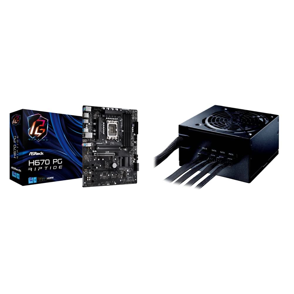Amazon | 【セット買い】ASRock マザーボード H670 PG Riptide Intel