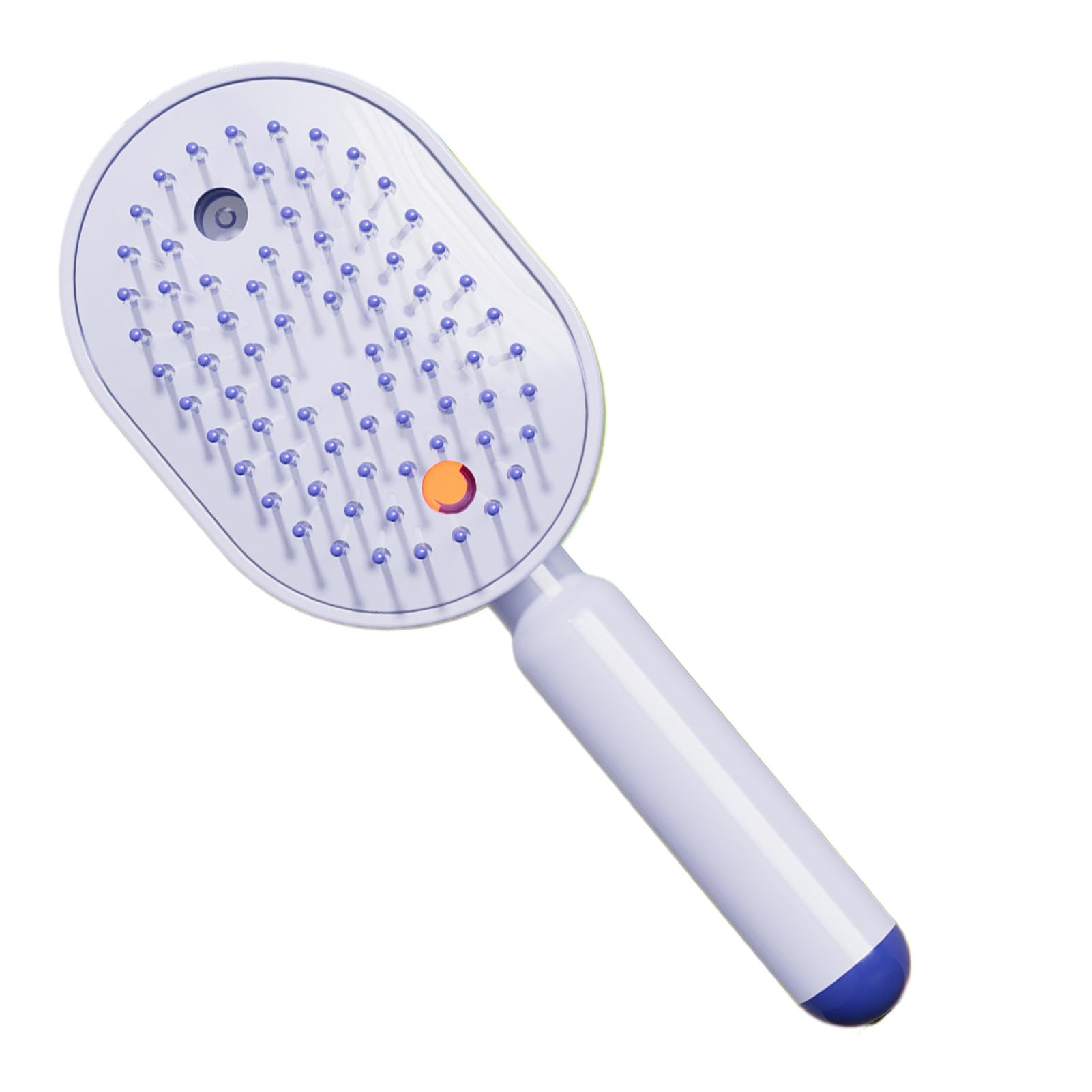 Brosse électrique pour cheveux mouillés ? Outil démêlant par vibration avec coussin d'air rouge clair | Peigne électrique pour femmes et filles, maison, coiffage, lissage, brillance et soins