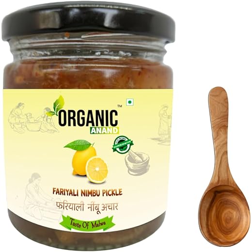 Organic Khatta Meetha Nimbu Achar 200gm