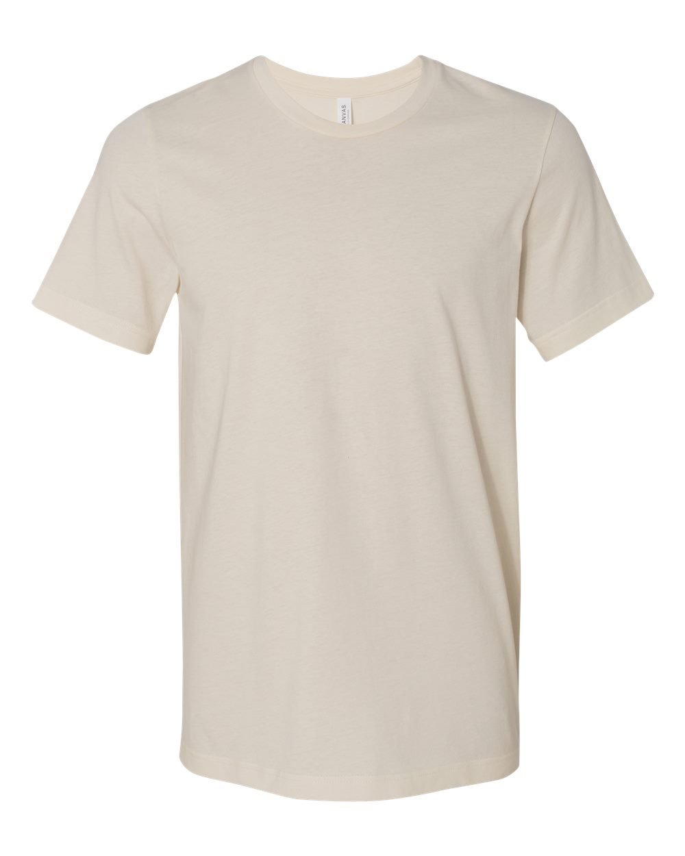 Men's Taped Shoulders Crewneck T-Shirt, Soft Cream, Medium