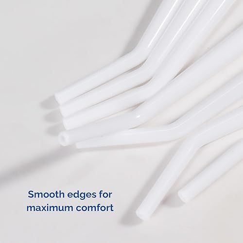 Miniatura 2 de JMU 100 puntas de aspirador quirúrgico dental de 1/8 pulgadas, puntas de succión desechables blancas, 4 bolsas de 25