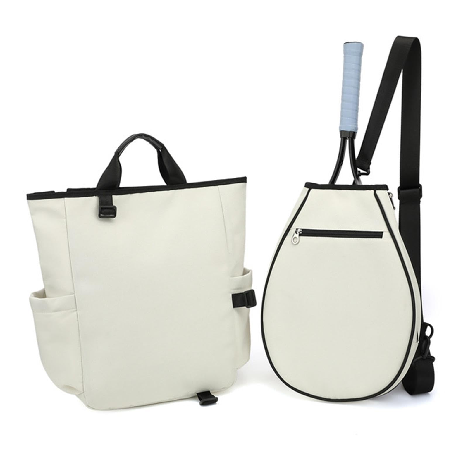 Zaino da Tennis Zaino Sportivo Sacca da Badminton Borsa Porta Racchette Leggero E Impermeabile con Tasche Multiple Adatto per Uomini Donne E Giocatori
