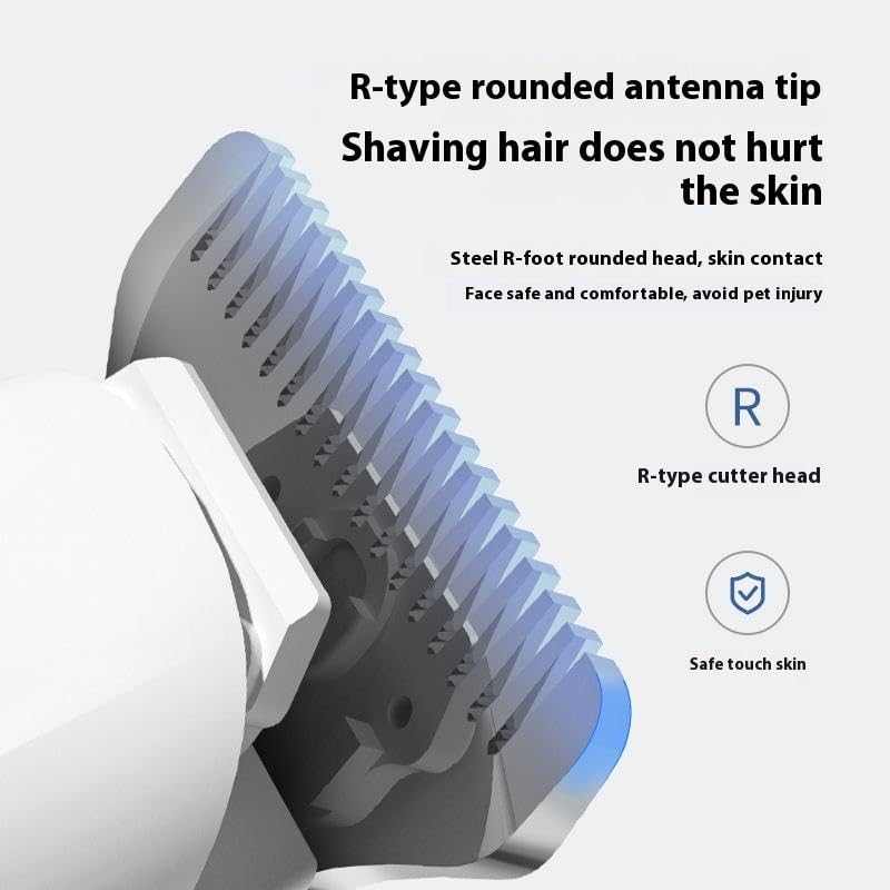 Image of Boltz Cat & Dog Paw Trimmer with Free Nail Clipper | Silent Rechargeable Pet Hair Trimmer for Paws & Face | Safe Ceramic Blade | Low Noise & USB Cordless Grooming Tool for Dogs, Cats & Rabbits