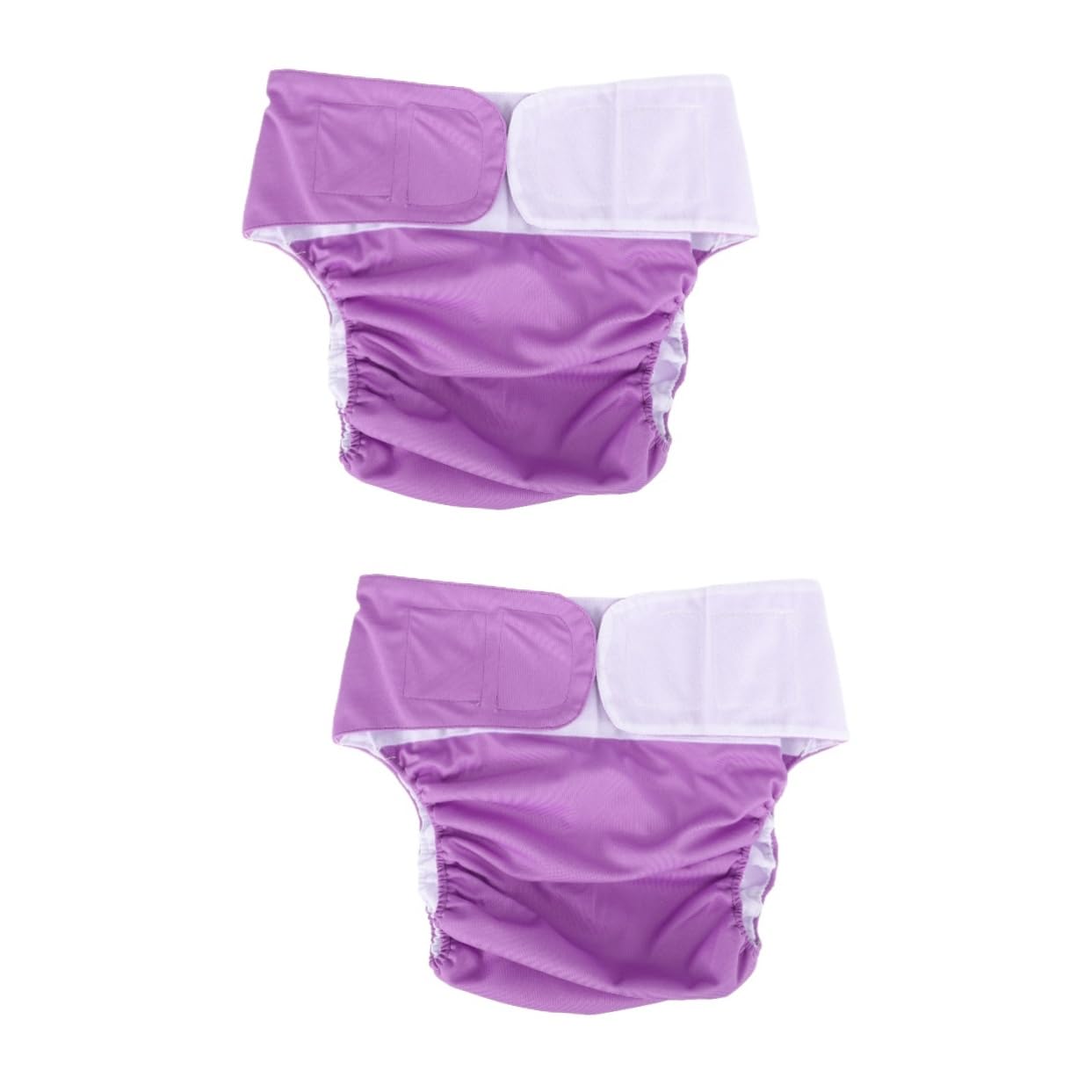 FRCOLOR 2 Pz pannolino anti-perdite pannolino per adulti per incontinenza pannolini lavabili riutilizzabili pannolini anziani per anziani pantalone per orinatoio appiccicoso Pile