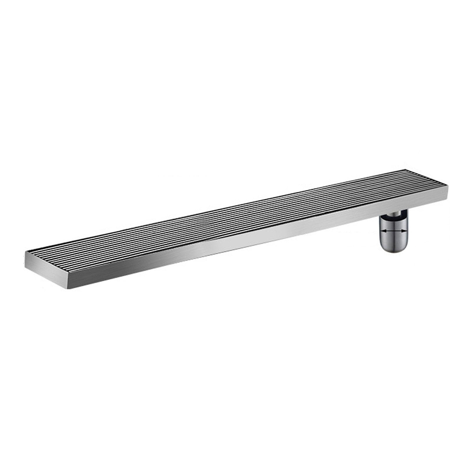 Edelstahl Bodenablauf Komplettset Schnelle Entwässerung,Duschablauf Extra Flach,Duschrinne Mit Siphon Und Filter,Side Drain,10 * 120cm