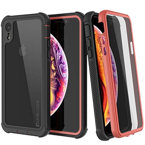 PunkCase iPhone XR Case [Spartan Series] Clear Rugged Heavy Duty Cover W/Built in