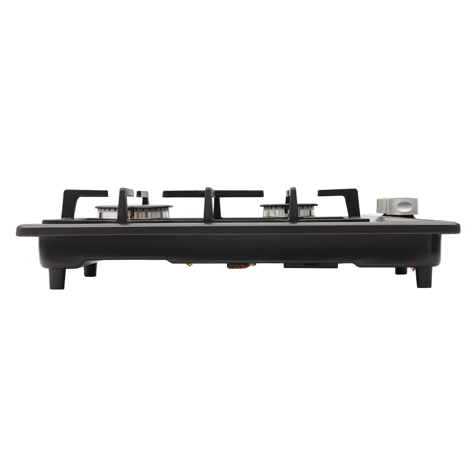 Kuchenka gazowa, 2-palnikowa z 3 kW i palnikami 1,75 kW, do LPG/gazu ziemnego, 51 x 31 cm, przenośna płyta gazowa ze stali nierdzewnej, przenośna płyta kuchenna z reduktorem ciśnienia i wężem 1,5 m