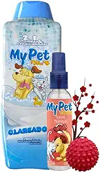 MY PET BRASIL Kit Maravilha My Pet Care Para Cachorros Shampoo Para Cães Limpinho E Cheiroso Perfume Para Cachorros Brinquedo Brincalhão Bolinha Cravinho Shampoo 700Ml - Perfume 120Ml - Bolinha Cravinho
