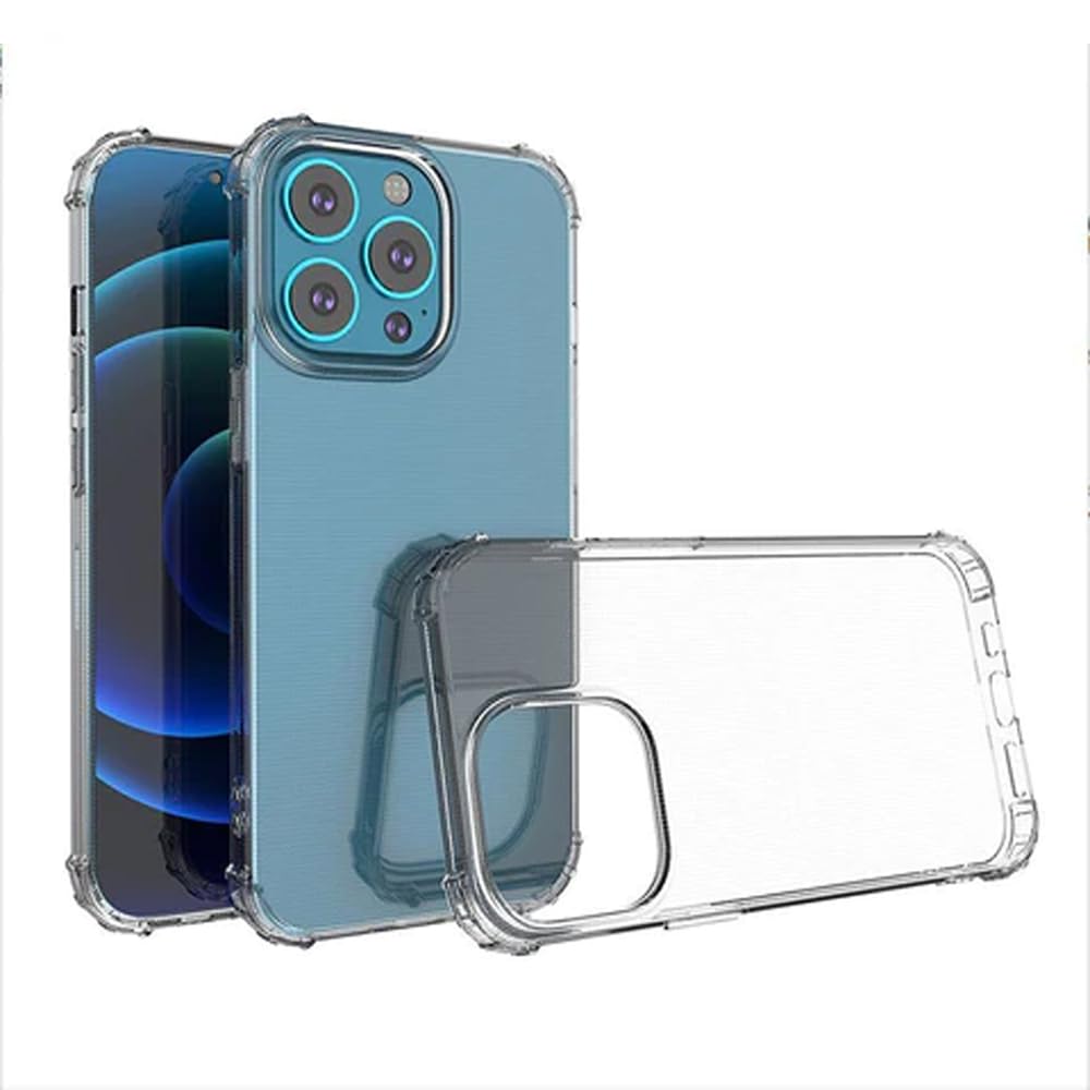 (DV UK) iPhone Ultra Slim Thin Case Soft TPU Material Bumper Shockproof Protection Anti-Scratch Anti-Drop Shockproof Case Cell Phone Cover Compatible with Apple iPhone 13 Pro Max 6.7"